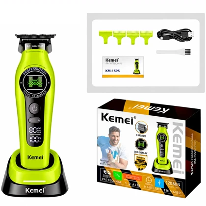 ماشین اصلاح مو و صورت کمی Kemei مدل KM-1595 شارژی