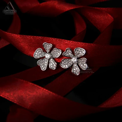 گوشواره زنانه طرح گل Flower Earrings SD1