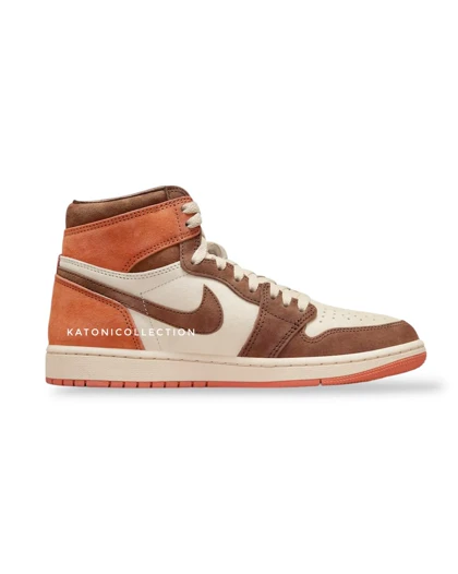 کتانی ویتنامی نایک ایر جردن وان داستد کلی Nike Air Jordan 1 High dusted clay