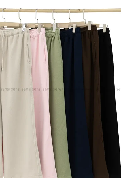 شلوار بگ پلار کمر کش کد1004351