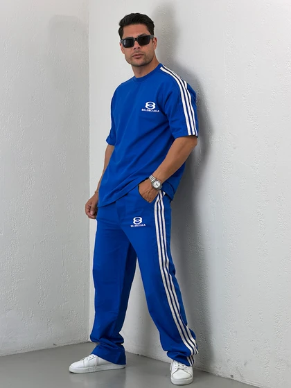 ست مردانه تیشرت و شلوارBALENCIAGA9024