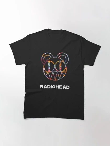 تیشرت گروه موسیقی radiohead تیشرت ریدیو هد طرح blur photography ba