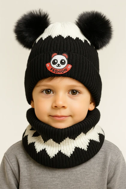 شال و کلاه چراغ دار دختر و پسر 246