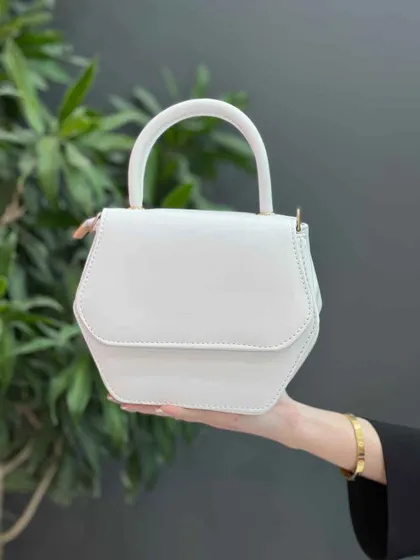 کیف شش ضلعی دسته دار