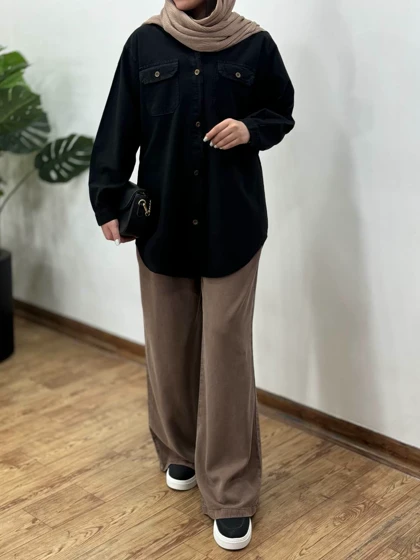 مانتو مداد رنگی پسته (کد 3140)