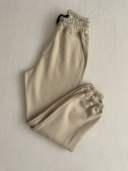 شلوار جاگر پارچه دورس 3 نخ داخل کرکی