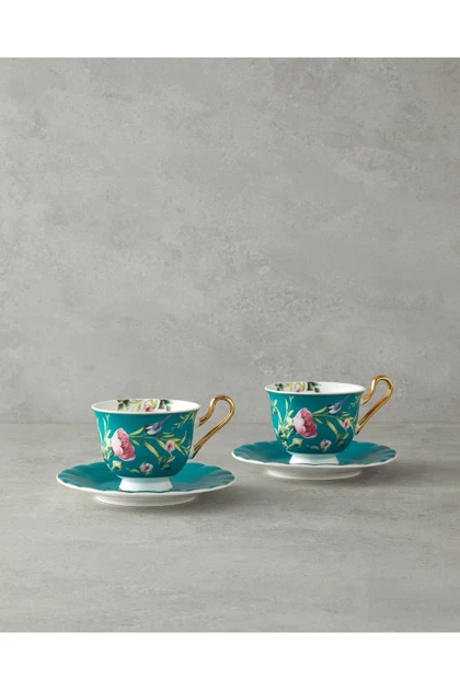 سرویس فنجان چای دو نفره English Home مدل Vanilla Bone China