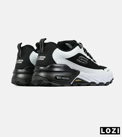 کفش کتانی طبی ورزشی سفید مشکی SKECHERS max protect مدل 7572