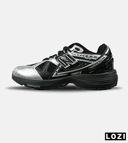 کفش کتانی مردانه و زنانه مشکی سفید New Balance 1906R مدل 7545