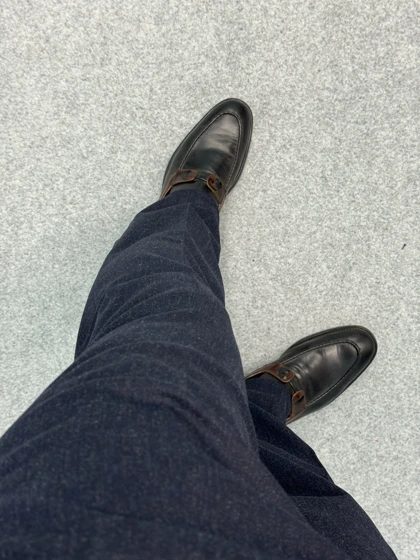 شلوار پارچه‌ای طرحدار مردانه _ پارچه جکوار دوبرکش قواره کلاسیک