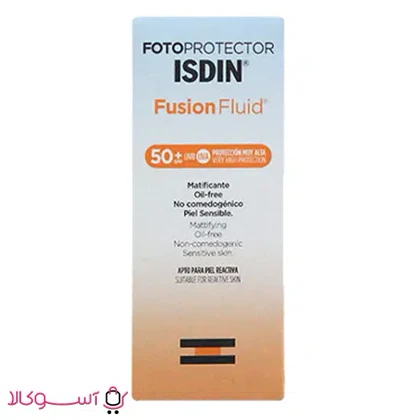 فلوئید ضدآفتاب ایزدین مدل fusion fluid حجم 50 میل