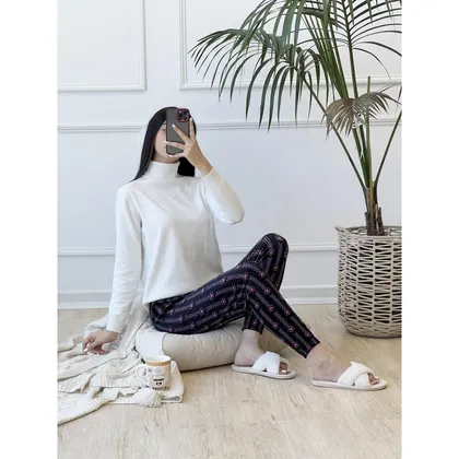 شلوار مخمل عروسکی