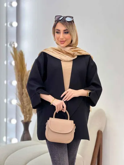 مانتو دو جیب نما پایین هلال