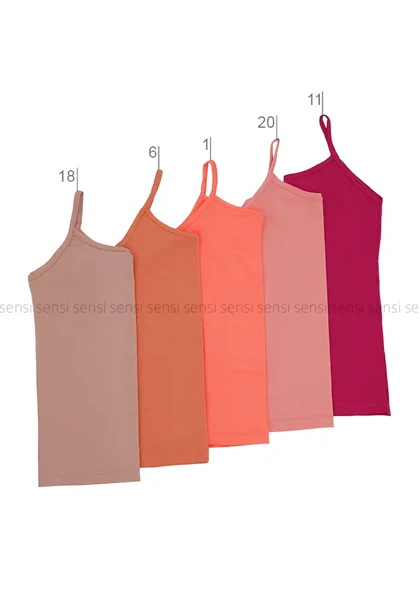 تاپ دوبند ساده رنگی کوچک کد1001225