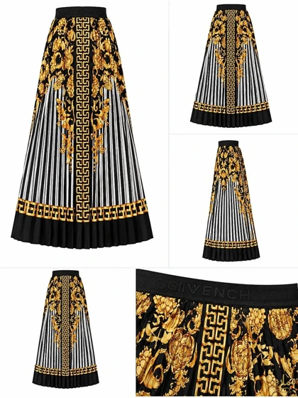 دامن طرحدار Versace