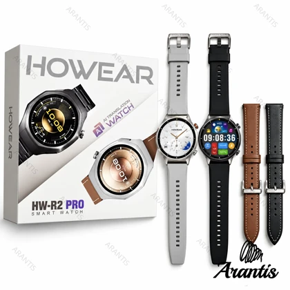 ساعت هوشمند HOWEAR HW-R2 PRO مدل رنگ نقره ای u-10938