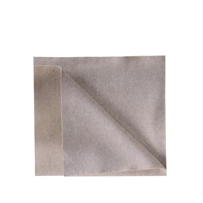 شال گردن بافت کرم استخوانی