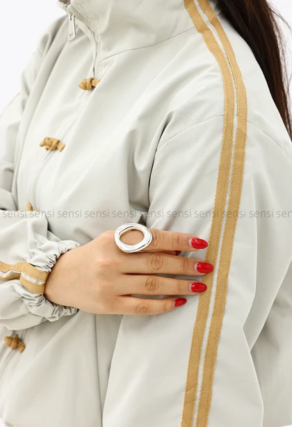 بامبرزنانه جلوزیپ دکمه ژاپنی آستر دارکد1006723