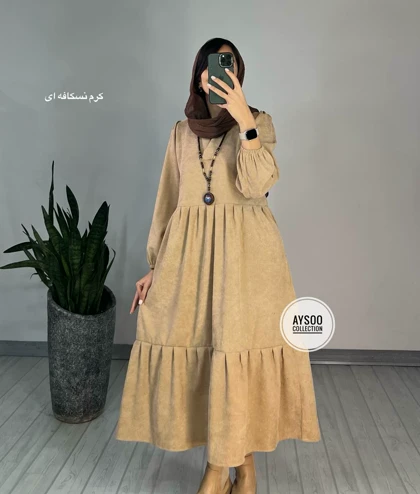 پیراهن مانتویی تانیا