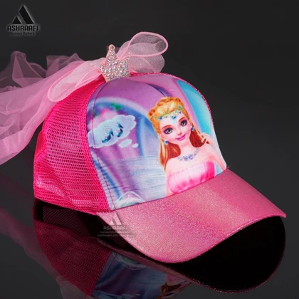 کلاه دخترانه تور دار Baseball Cap HA104