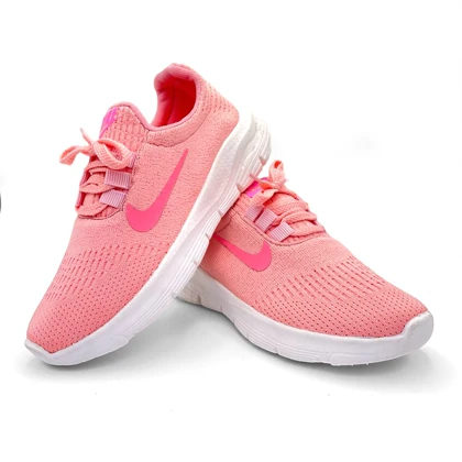 کفش اسپرت دخترانه مدل sneaker - 0036_Salmon