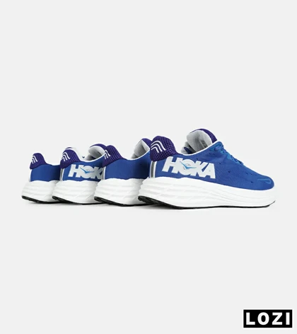 کفش کتانی آبی سفید HOKA