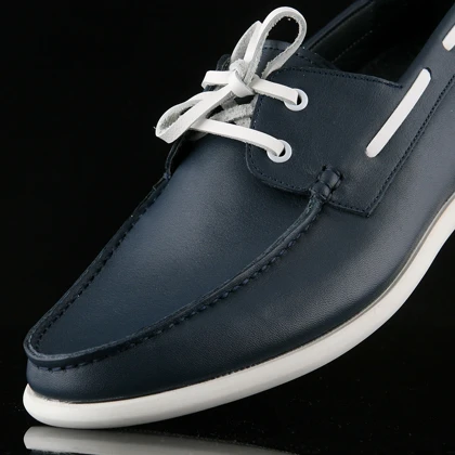 کفش کالج مردانه چرم یلسان مدل فیچر کد 551-GN