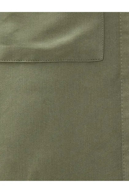 تیشرت آستین کوتاه Epaulette ترکیبی جزئی معین 3SAK60234UW