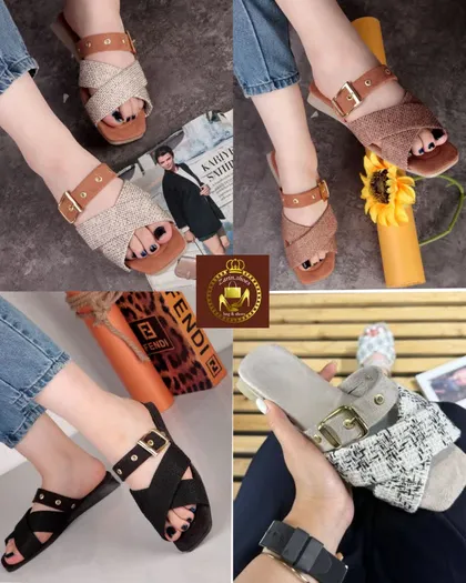 صندل رکابدار زنانه دخترانه تابستانه F 156