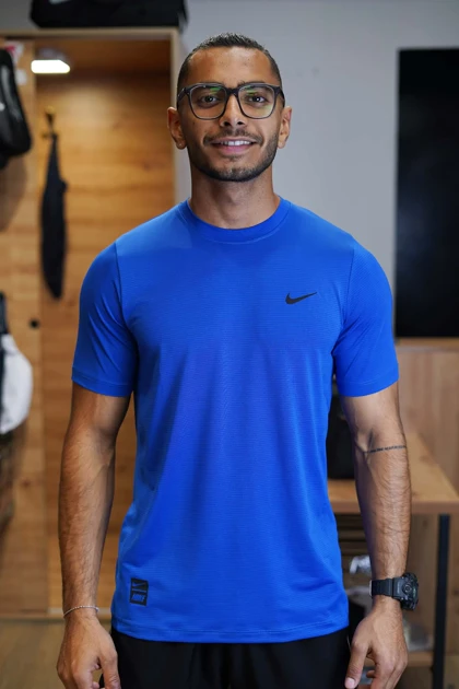 تیشرت ورزشی مردانه پارچه آجری تمام کش