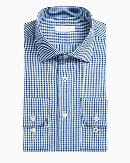 پیراهن مردانه چهارخانه ریز کد 1813