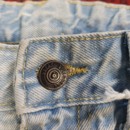 شلوار جین نیم بگ بدون جنسیت pull & bear کد 377