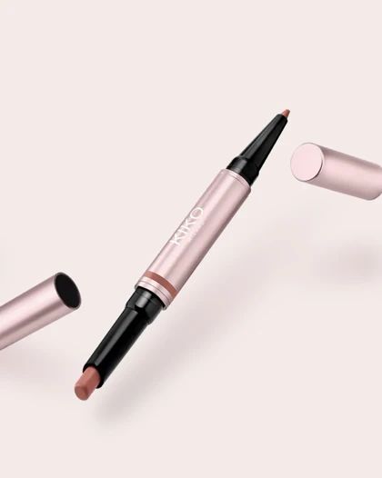 رژ لب و خط لب دوکاره کیکو مدل (KIKO, Milano Days in Bloom 2-in-1 Vibrant Lipstick & Pencil)