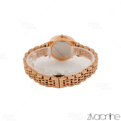 ساعت دنیل ولینگتون زنانه رزگلد صفحه سفید 104811