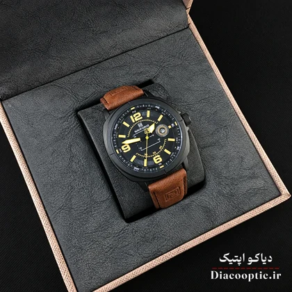 ساعت مچی اورجینال مردانه برند نیوی فورس مدل NF8078 چرمی