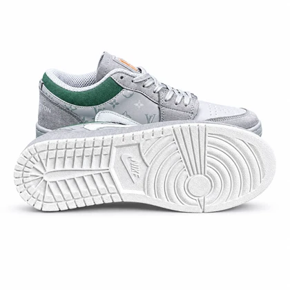 کتانی مردانه مدل نایکی ویتون طوسی سبز NIKE