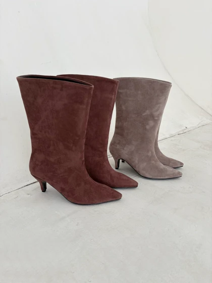 بوت پاشنه‌دار جیر مدل سیدنی