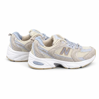 کتانی زنانه مدل نیوبالانس 530 کرم طوسی (کیفیت درحد مستر) New Balance