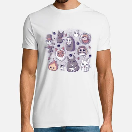 تیشرت قلعه متحرک هاول تیشرت انیمه howl's moving castle کد 36660