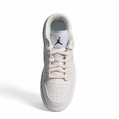 کتانی نایک مدل Air Jordan_سفید هلوگرامی کد 3030