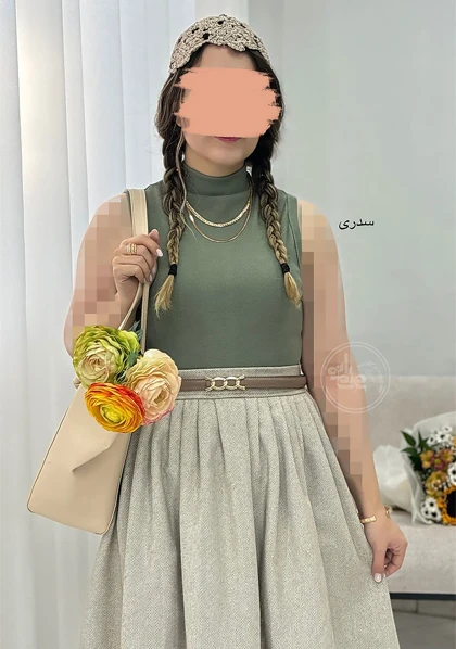 تاپ یقه 5 سانت نگار