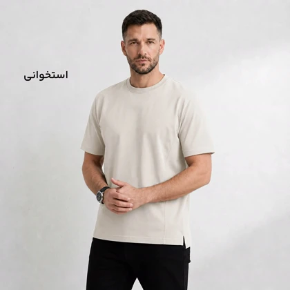 تیشرت مردانه ماکان یقه گرد | آی بولک