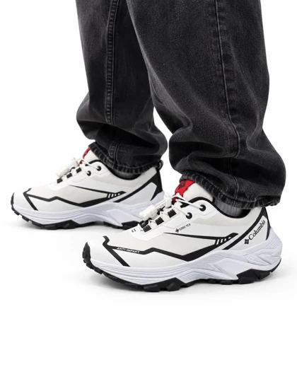 کفش کتانی رانینگ مردانه کلمبیا گورتکس سفید مشکی Columbia Goretex
