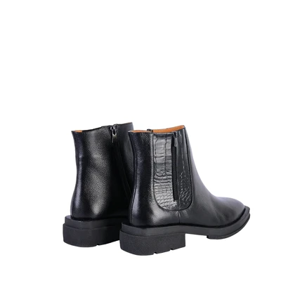 بوت چرم زنانه بغل سنگی