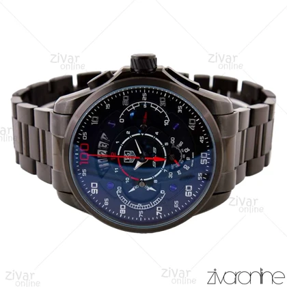 ساعت تگ هویر مرسدس بنز مردانه تمام مشکی 102960