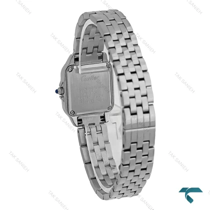 ساعت مچی کارتیه پنته زنانه نقره ای اسمال صفحه طوسی Cartier-8194-L