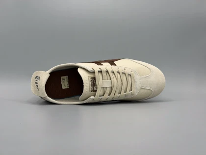 کتانی اسیکس اونیتسوکا تایگر مکزیکو 66 کرم قهوه ای / Asics Onitsuka Tiger