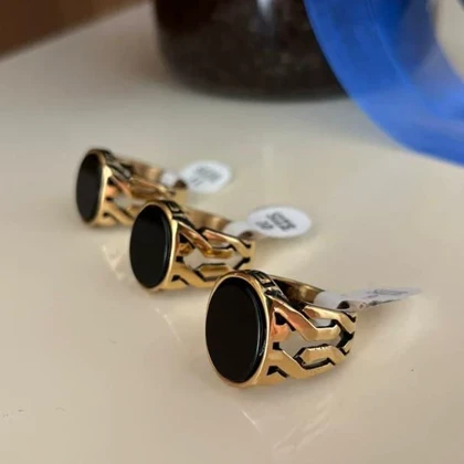 انگشتر مردانه استیل کد am10019