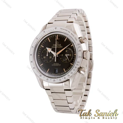 ساعت امگا اسپیدمستر مردانه نقره ای صفحه مشکی Omega-4551-G