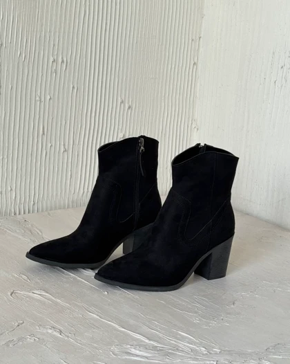 نیم بوت کابوی سوئیت - مشکی  کد 1200140